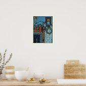 Denslow's nachts voor Kerstmis -  afdrukken Poster (Keuken)