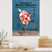 Denslow's pomty Dumpty Book Hoesje Canvas Afdrukke Poster (Keuken)