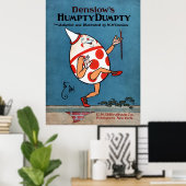 Denslow's pomty Dumpty Book Hoesje Canvas Afdrukke Poster (Thuiskantoor)