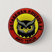 Densus 88 zonder tekst ronde button 5,7 cm (Voorkant)