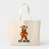 Dent and Ding Sale Board Game Meeple Art Grote Tote Bag (Voorkant)