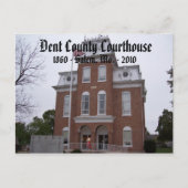 Dent County Courthouse, 1860 - Salem, Mo. ... Briefkaart (Voorkant)