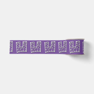 dent jaggy-patroon grosgrain lint