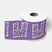 dent jaggy-patroon grosgrain lint (Spoel)