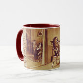 DENTAAL CLINIC, DENTIST MONKEY EN CAT-GEDEELTE MOK (Voorkant links)