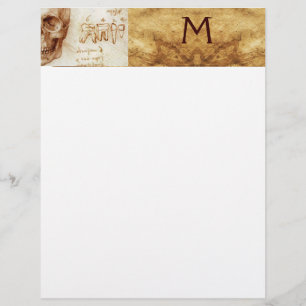 DENTAAL CLINIC, DENTIST MONOGRAM, Antiek perkament