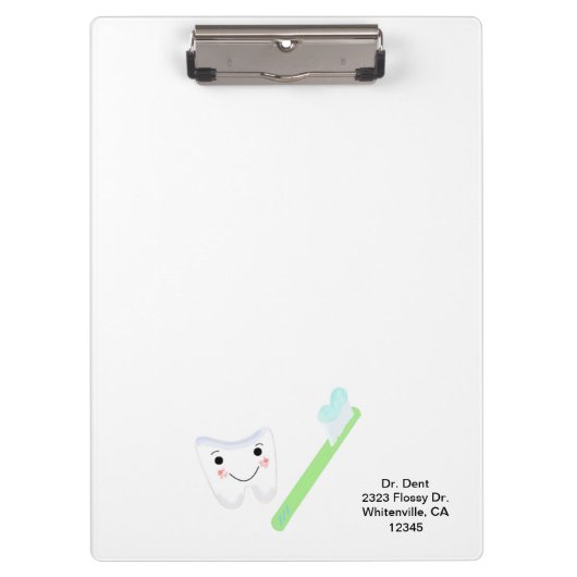 Dentaal ontwerp klembord (Voorkant)