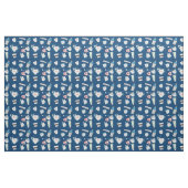 Dentaal patroon - Donkerblauw Stof (Fat Quarter)