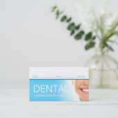 Dental afspraak herinnering Volgende bezoek Afsprakenkaartje (Staand voorkant)