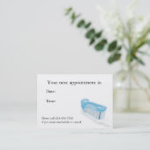 Dental Appointment Card Afsprakenkaartje (Staand voorkant)