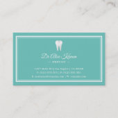 Dental Appointment Card | Lichte Blauwgroen tandar Afsprakenkaartje (Voorkant)
