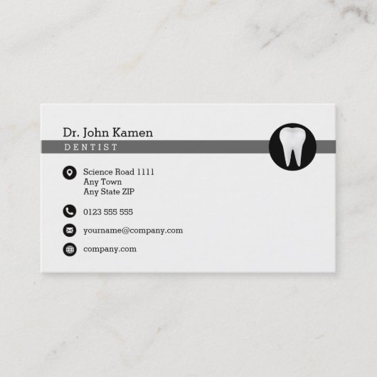 Dental Appointment Card | Professionele klas Afsprakenkaartje (Voorkant)