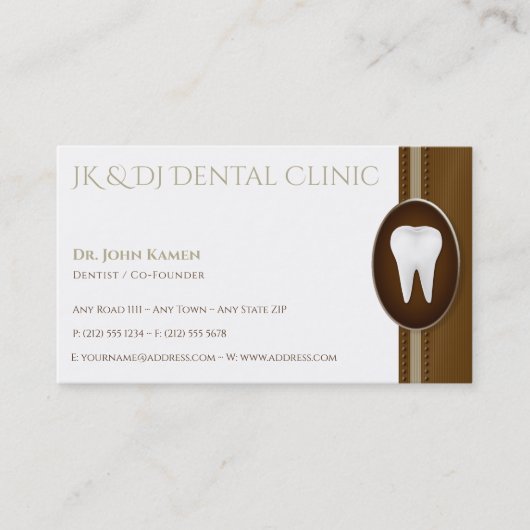 Dental Appointment Card | Tandheelkundig liner Visitekaartje (Voorkant)