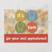 Dental Appointment Reminder Postcard Briefkaart (Voorkant)