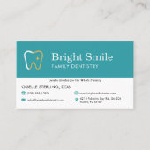 Dental Appointment Reminder Visitekaartje (Voorkant)