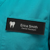 Dental Assistance Dentist Tooth Logo Naambadge