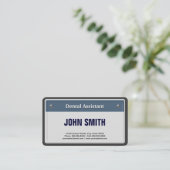Dental Assistant Cool Car License Bord Visitekaartje (Staand voorkant)
