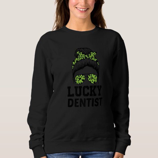 Dental Assistant Dentist St Patrick's Day Funny Trui (Voorkant)
