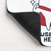 Dental Assistant Funny Heroes Quote Muismat (Hoek)