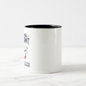 Dental Assistant Funny Heroes Quote Tweekleurige Koffiemok (Center)