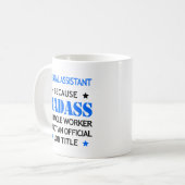 Dental Assistant Funny Mug - Badass Mirakel Worker Koffiemok (Voorkant links)