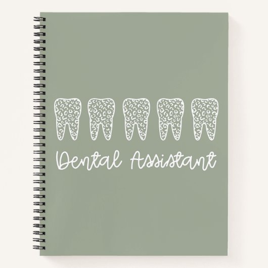 Dental Assistant | Gifts for Assistant Dentist Notitieboek (Voorkant)
