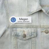 Dental Assistant Modern Name Tag Professional  (In situ)