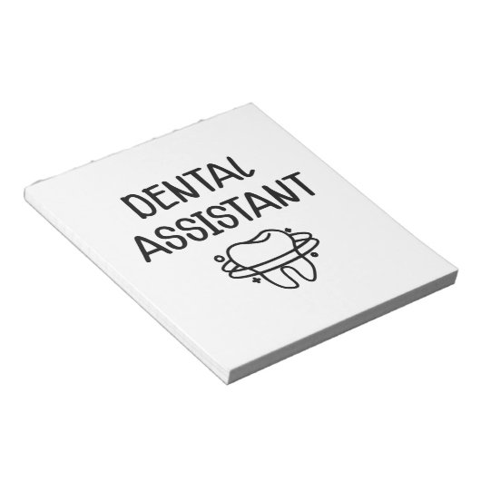 Dental Assistant Notitieblok (Schuin)
