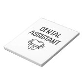 Dental Assistant Notitieblok (Linkerzijde)