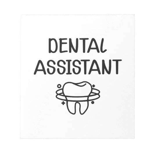 Dental Assistant Notitieblok (Voorkant)