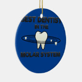 Dental Assistant Tentist Tooth Galaxy Molar Keramisch Ornament (Rechts)