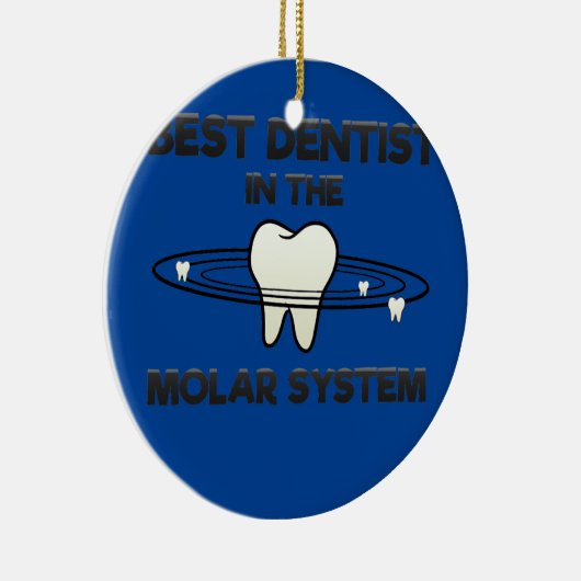 Dental Assistant Tentist Tooth Galaxy Molar Keramisch Ornament (Rechts)