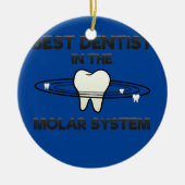 Dental Assistant Tentist Tooth Galaxy Molar Keramisch Ornament (Voorkant)