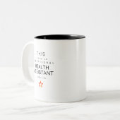 Dental Assistant Tweekleurige Koffiemok (Voorkant links)