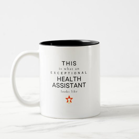 Dental Assistant Tweekleurige Koffiemok (Links)