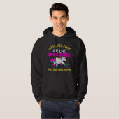 Dental Assistant Unicorn, Magical Unicorn Dentist Hoodie (Voorkant volledig)
