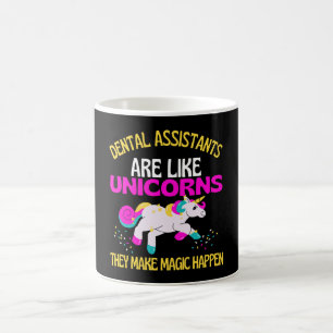 Dental Assistant Unicorn, Magical Unicorn Dentist Koffiemok
