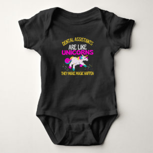 Dental Assistant Unicorn, Magical Unicorn Dentist Romper