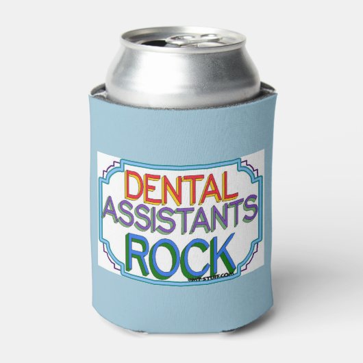 Dental Assistants Rock Blikjeskoeler (Blikje Voorkant)