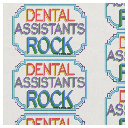 Dental Assistants Rock Stof (Close Up)