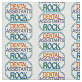 Dental Assistants Rock Stof (Swatch)