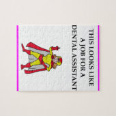 DENTAL-assistent Legpuzzel (Horizontaal)