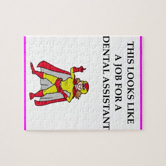 DENTAL-assistent Legpuzzel (Horizontaal)