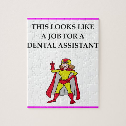 DENTAL-assistent Legpuzzel (Verticaal)