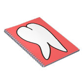 Dental Big Tooth iPhone cases Notitieboek (Rechterzijde)