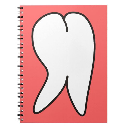 Dental Big Tooth iPhone cases Notitieboek (Voorkant)