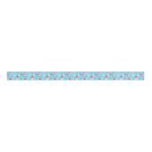 Dental Blue Pattern Grosgrain Lint (Voorkant)