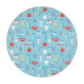 Dental Blue Pattern Snijplank (Voorkant)