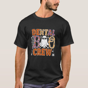 Dental Boo Crew Grappige Tandarts Ghost Halloween T-shirt
