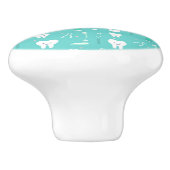 Dental Care Ceramic Knob. Keramische Knop (Zijkant)